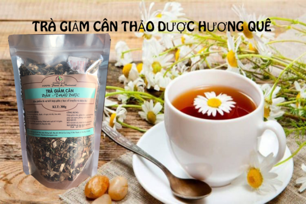 trà giảm cân thảo dược hương quê